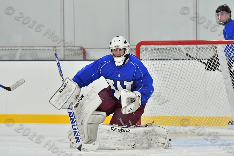 Wheaton College Men\'s Ice Hockey vs Middlesex Community College. - Photo By: KEITH NORDSTROM